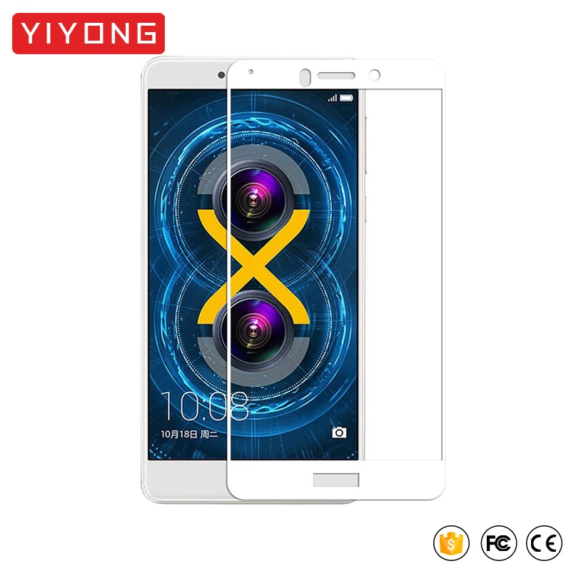 YIYONG Полное покрытие экрана стекло для Huawei Honor 6X 6A закаленное Защита Mate 9 Lite GR5 2017