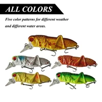 lutac insect minnow fishing goods 78mm 9 5g hard plastic jerkbait 3d eyes wobblers fishing tackle