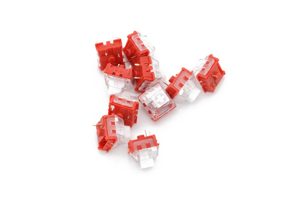 Kailh Box Red Pro переключатель 35 г линейные RGB SMD переключатели Пылезащитная
