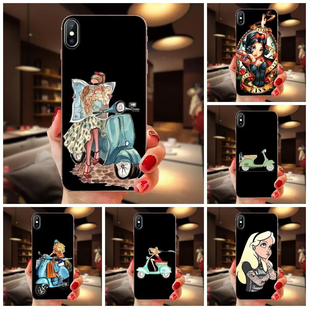 Мягкие чехлы сумки с татуировкой Алиса Ариэль жасмин для HTC Desire 530 626 628 630 816 820 830 One