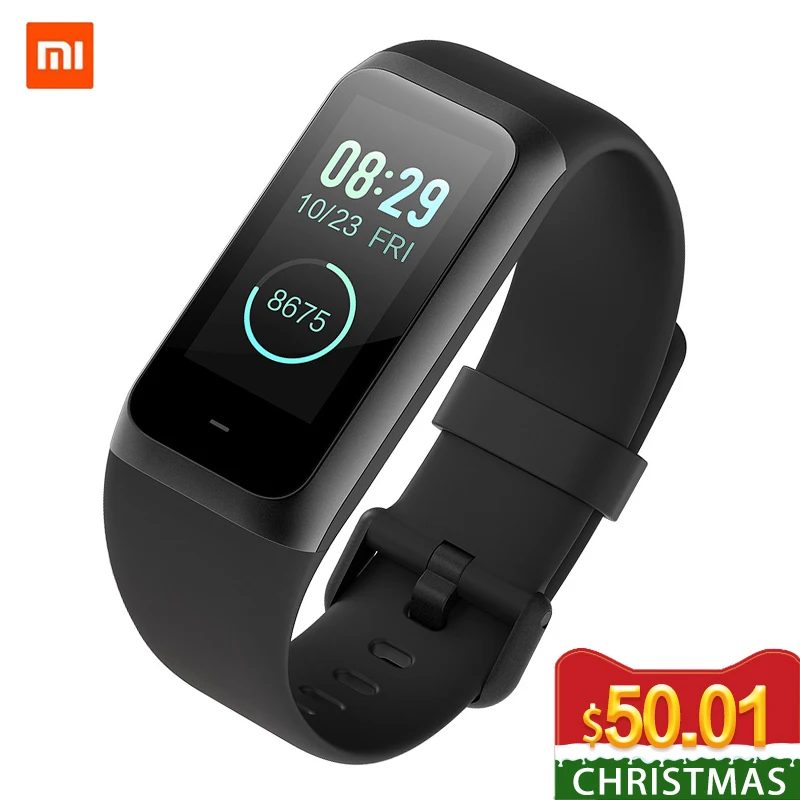 HUAMI Amazfit Band 2 Smartwatch ips сенсорный экран браслет монитор сердечного ритма Смарт-часы 50 м Водонепроницаемый фитнес-трекер F2