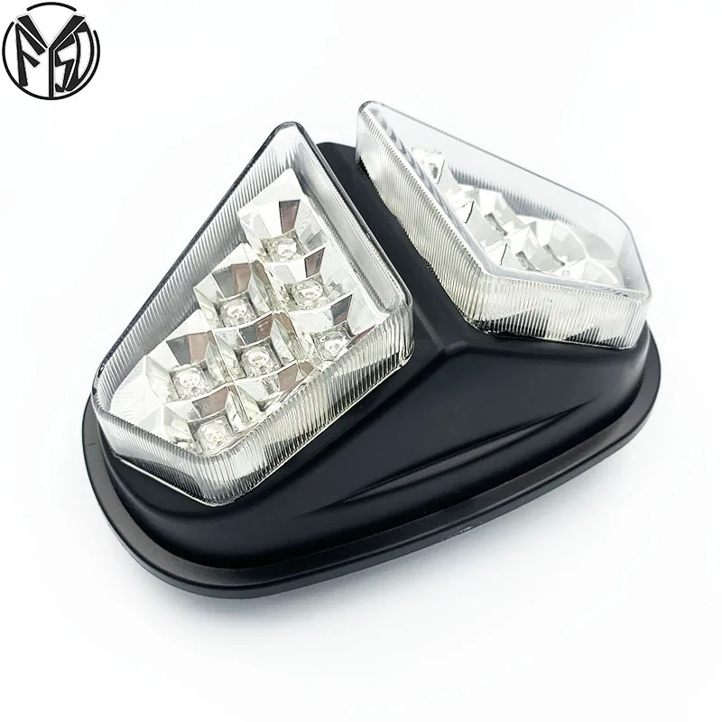 Мотоциклетный Встроенный светодиодный задний светильник сигнал поворота