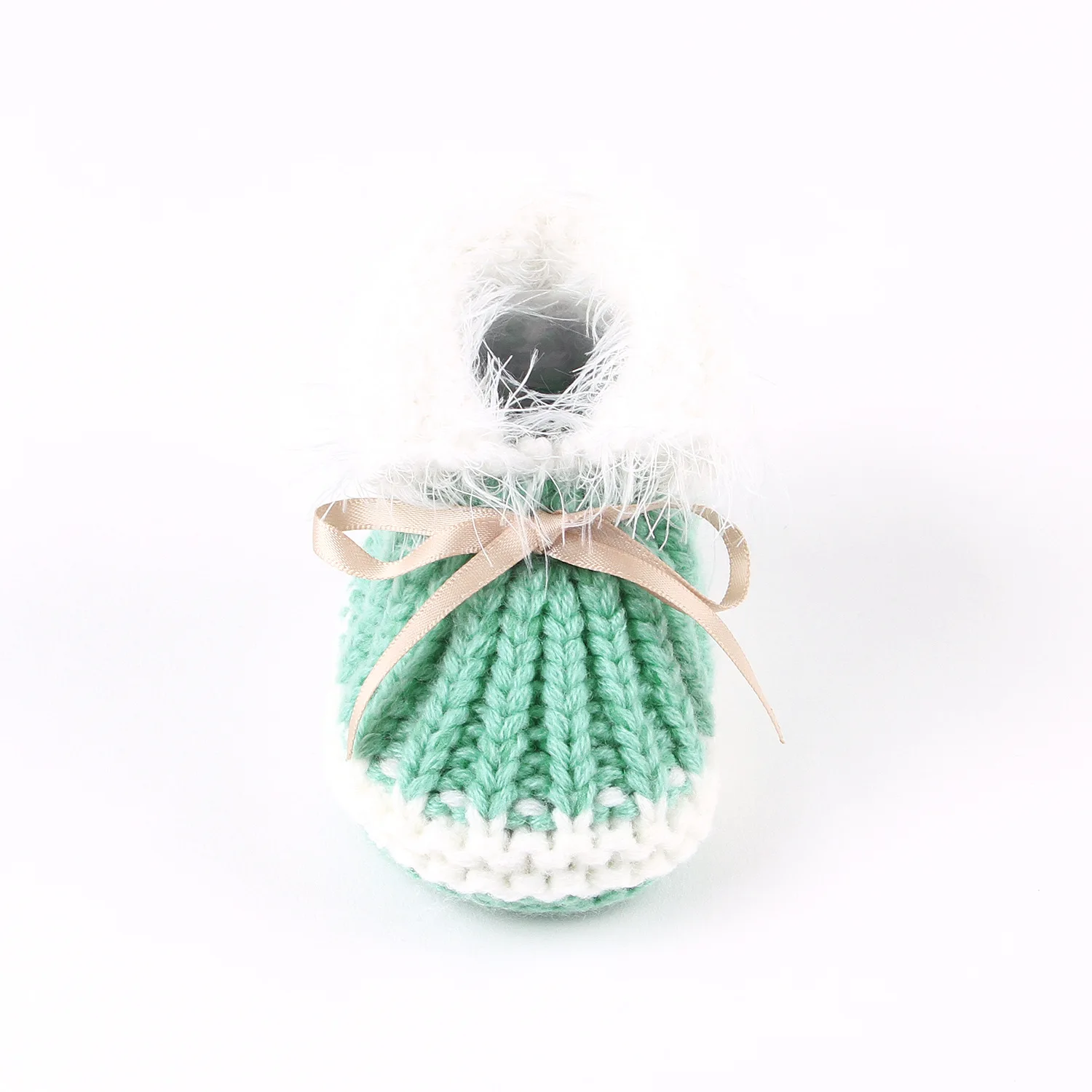 Обувь для малышей кроше вязаный флисовый теплый ботинок шерстяная обувь