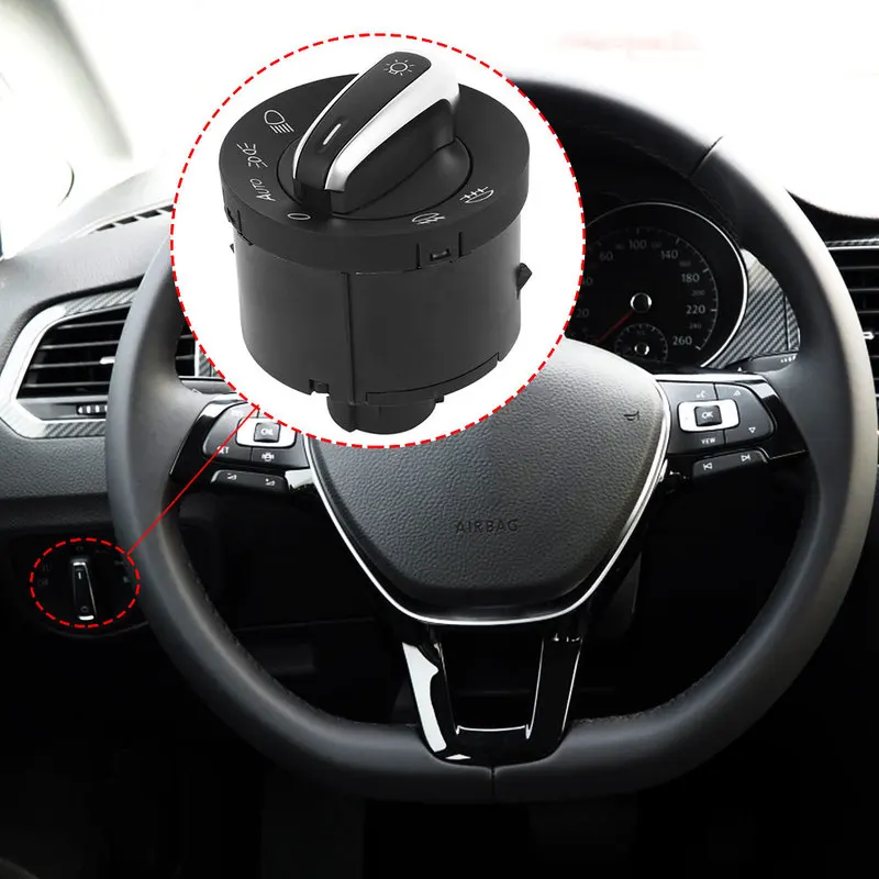 Светильник, головной светильник, переключатель для VW Golf 5 GTI MK5 MK6 Jetta Passat 5ND941431B, запчасти для салона автомобиля