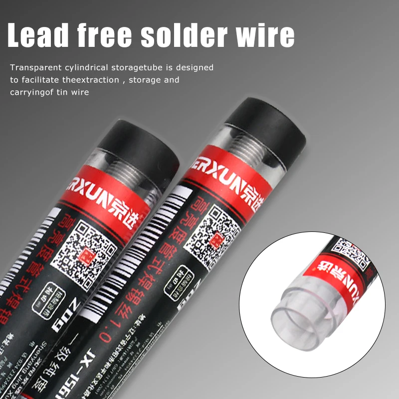 

Core Solder Wire Flux 1.5-2% Tin Lead Solder Iron Welding Wire Reel Portable Tube High Purity 1.0mm 10G 1PCS