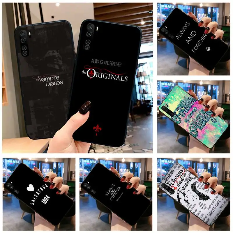 The Vampire Diaries Always And Forever Phone Case for Huawei P20 P30 P40 lite E Pro Mate 30 20 Pro P Smart 2020 P10