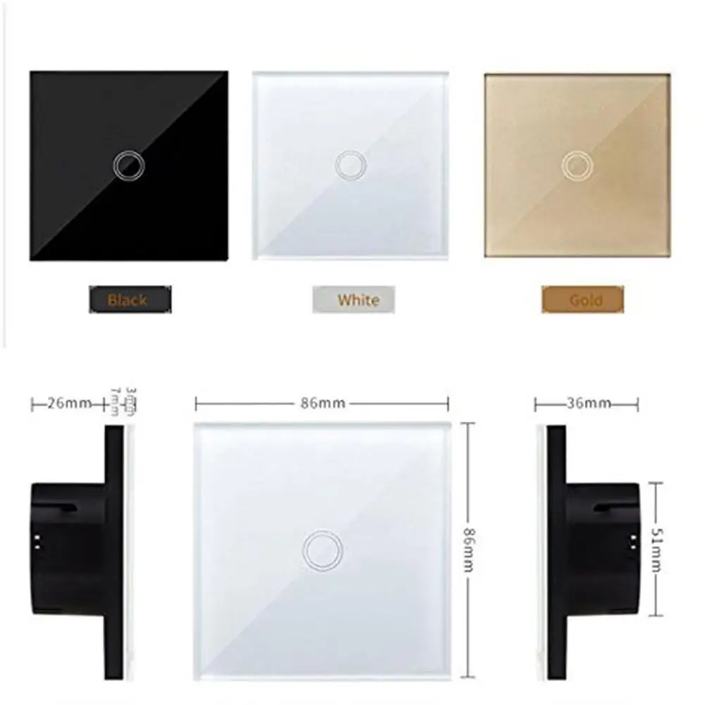 Роскошный Интеллектуальный переключатель беспроводной выключатель света