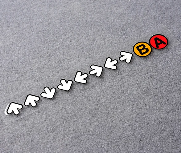 Авто Стиль винил Мода Классическая игра FC AB скрытый режим Окно тело хвост