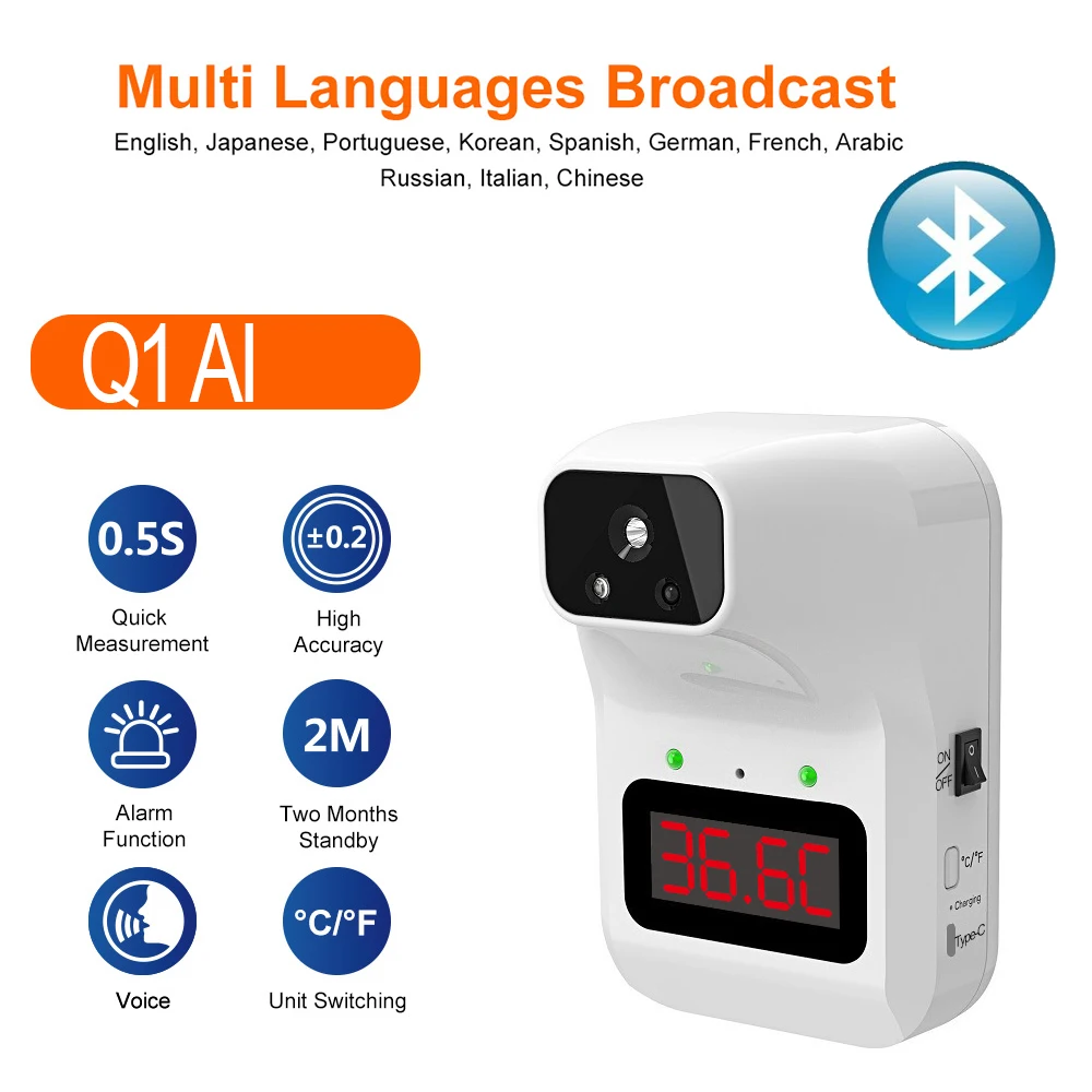 Цифровой инфракрасный термометр Бесконтактный датчик температуры для