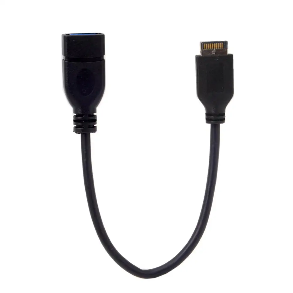 

USB 3.1 Front Panel Header to USB 3.0 Type-A Female Extension Cable 20cm