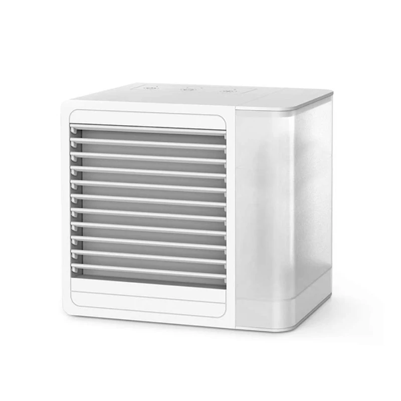 

HOT-1000ML Air Cooler Desktop Air Conditioner with Night Light USB Water Cooling Fan Humidifier for Home Office