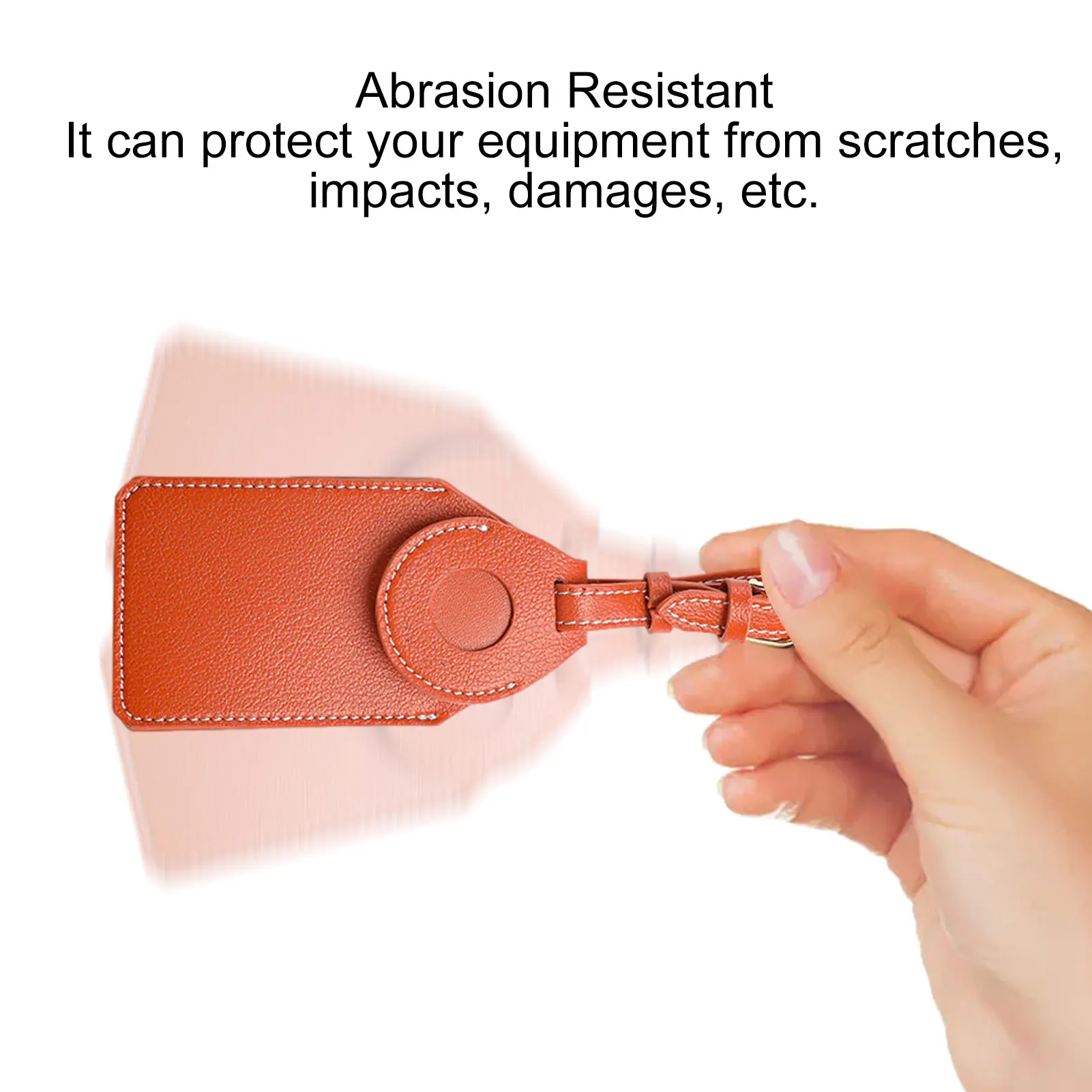 

For Airtags Location Tracker Cortical Protective Case Cover Leather Non-toxic Luggage Tag For Apple Series Drop Shipping Hot