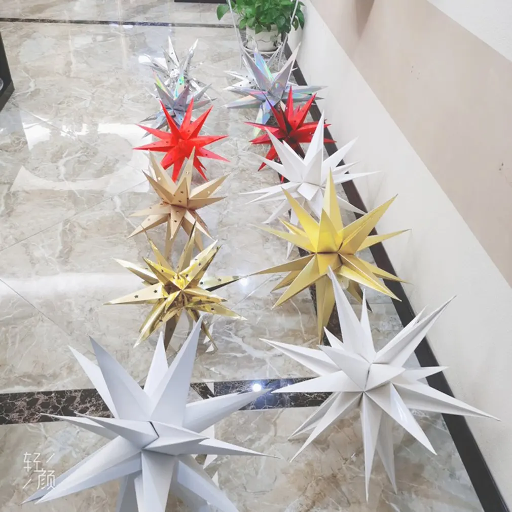 Красивая 3D светящаяся звезсветильник освещение звезда внутреннее и внешнее