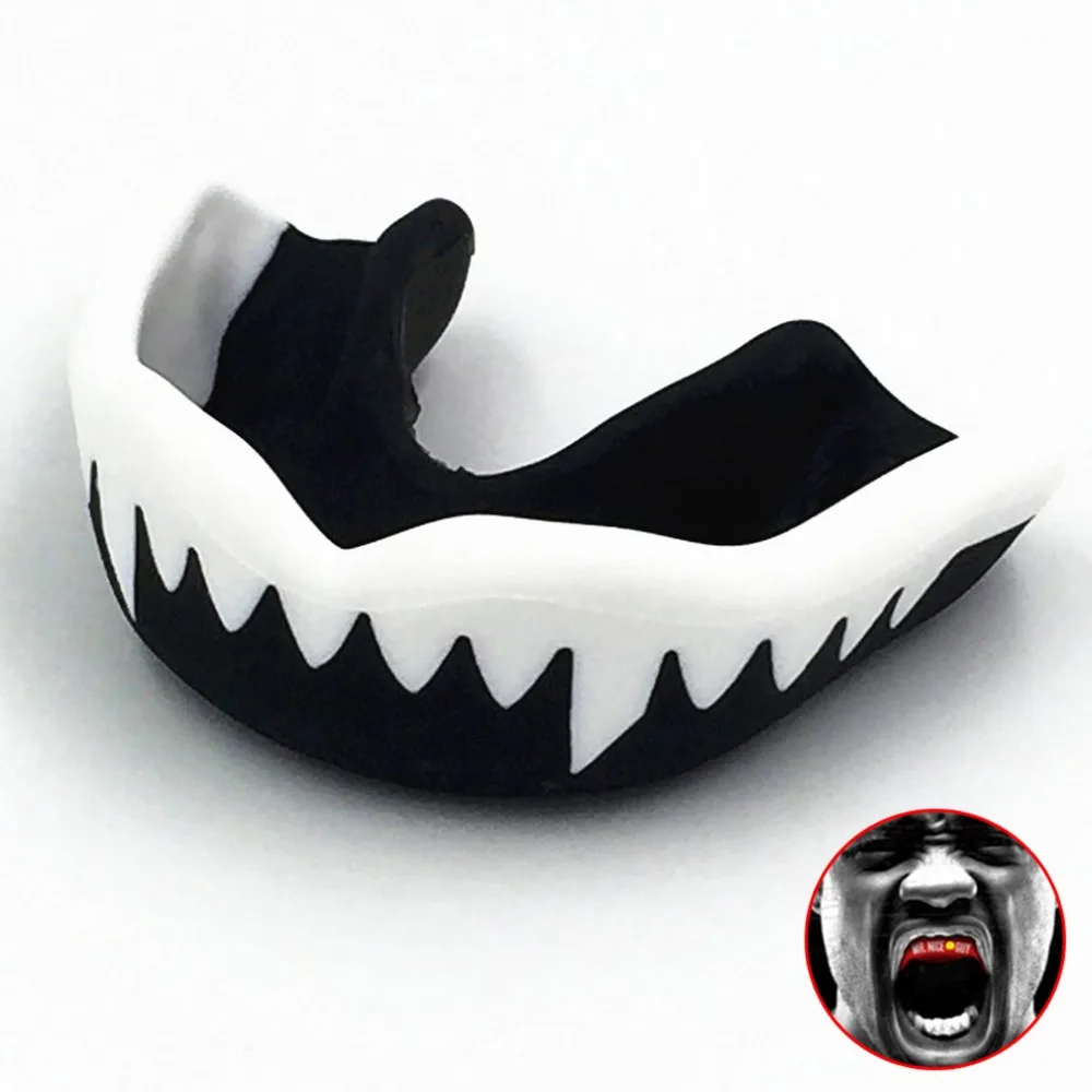 

Professional Mouth Guard Adult Karate Muay Safety Soft EVA Mouth Protective Teeth Guard Sport Football Basketball Thai Boxing