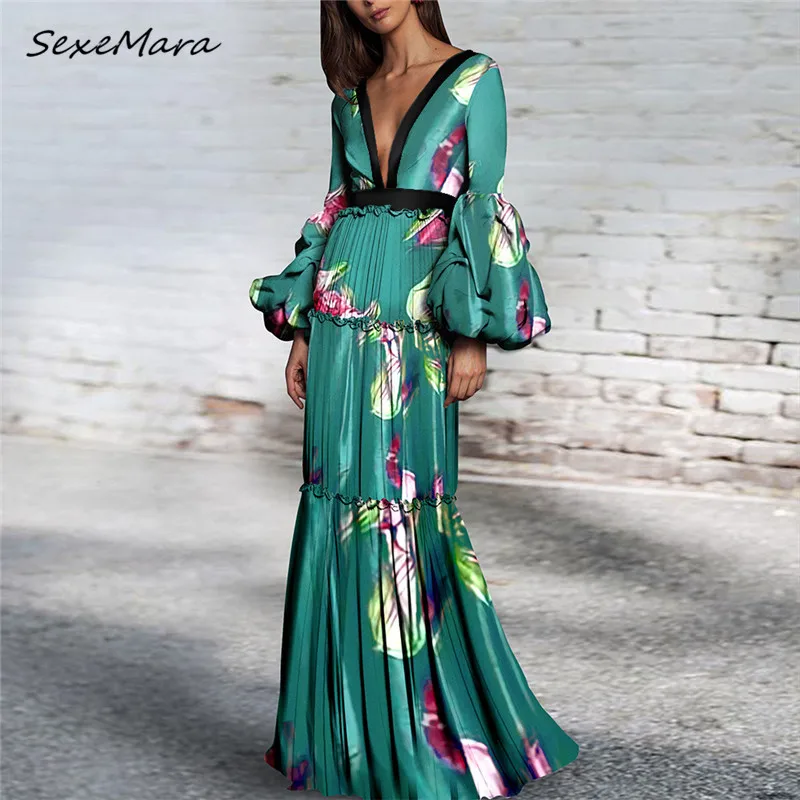 Женское вечернее платье размера плюс 2020 Осеннее элегантное сексуальное с