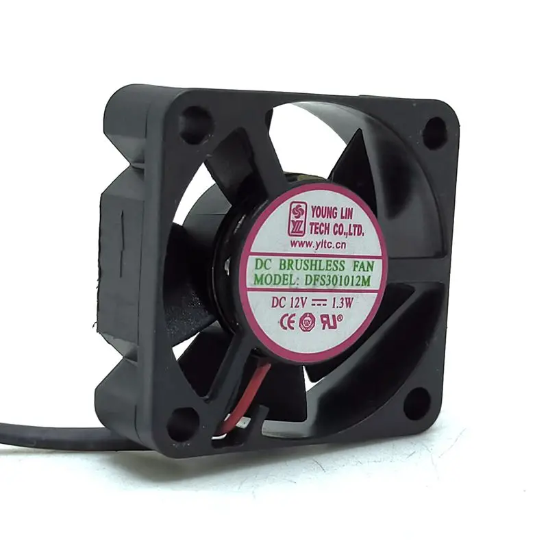 2шт 3010 12В микро ноутбук бесшумное охлаждающее оборудование вентилятор Dfs301012m 3 см приставка охлаждающий вентилятор