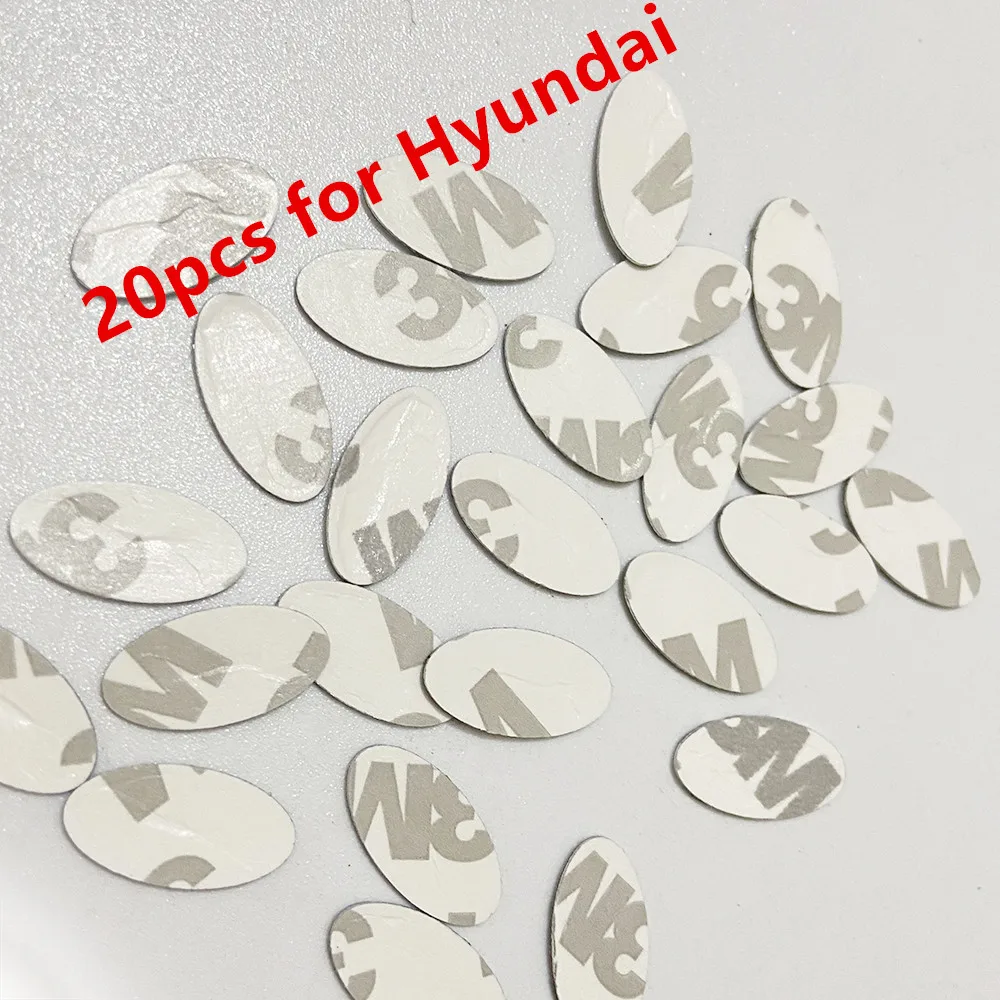 

20pcs/lot Car Key Badge Sticker Symbol Logo For Hyundai remote key