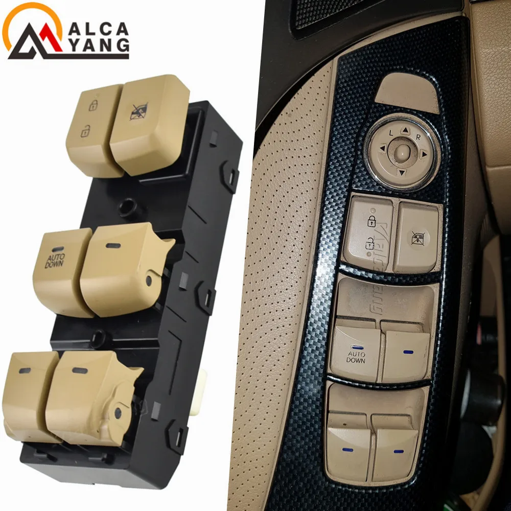 Malcayang боковой переключатель управления переднего окна 93570 4V000 для Hyundai 12 16 Elantra Lang