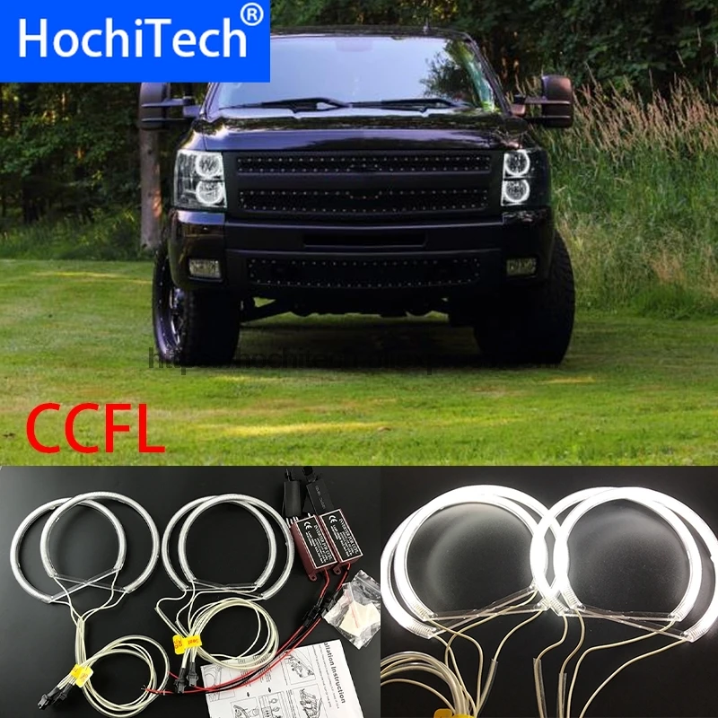 HochiTech для 2007 14 Chevrolet Silverado 1500 2500 3500 автомобильный Стайлинг ультра яркий CCFL ангел
