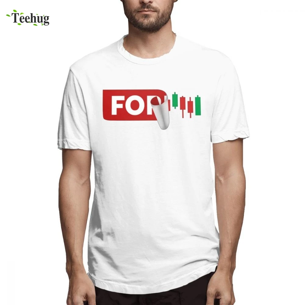 Мужская футболка с круглым вырезом модная уличная одежда для Форекс-инвесторов