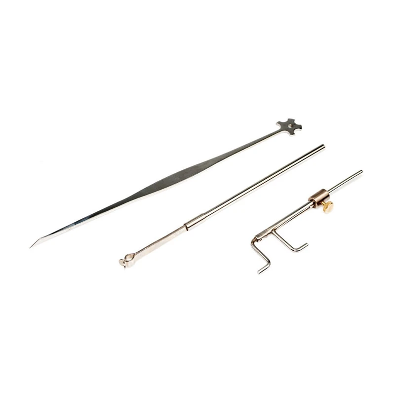 

ABGZ-Violin Luthier Tools Sound Post Gauge Measurer Retriever Clip Set Violin Parts & Accessories Silvery