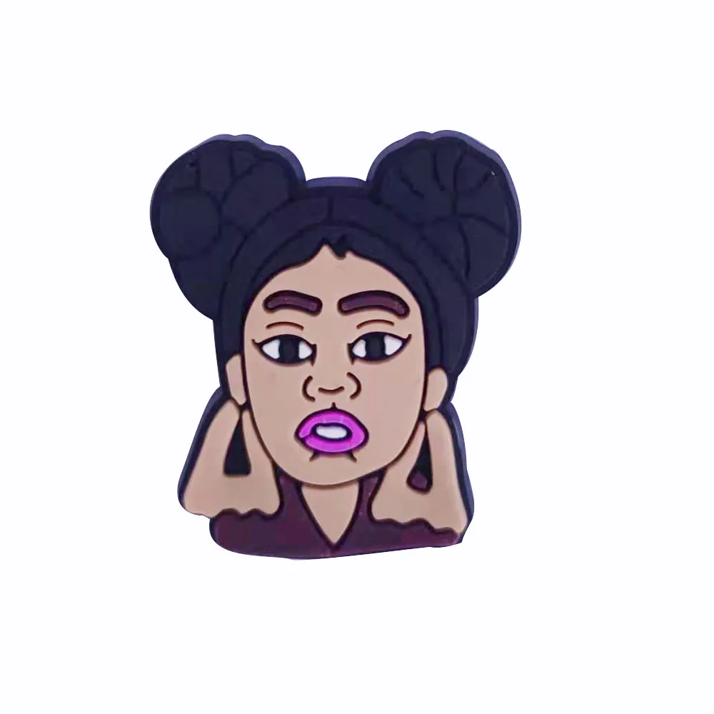 1 шт. ПВХ Мультяшные подвески для обуви косметичка Кисть макияжа расческа ножницы