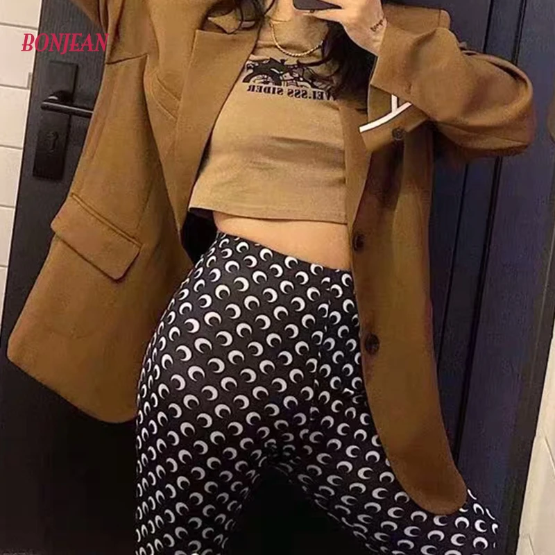 

High Waist Fitness Leggings Women Sexy Long Leggings Cartoon Workout Pants Push Up Slim Elasticity Summer Soft Skin Legins 2020
