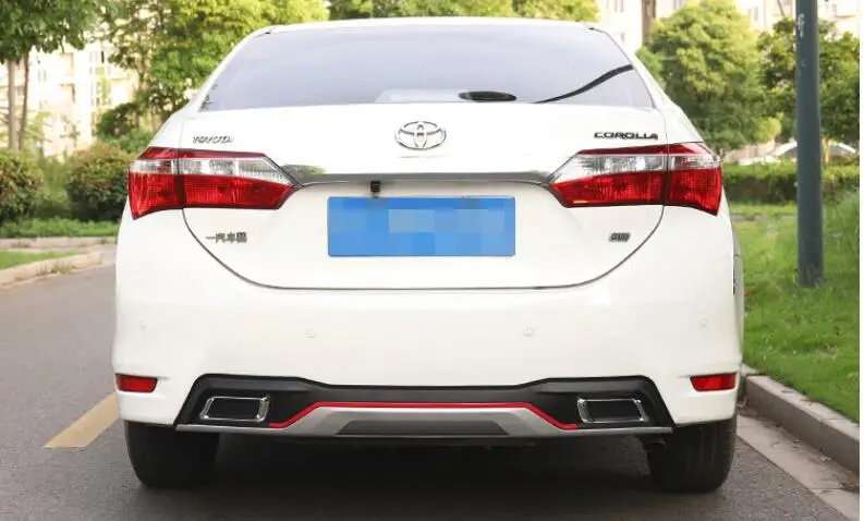 Для Corolla Body kit спойлер 2016 2018 для Toyota ABS задний передний бампер диффузор защитные