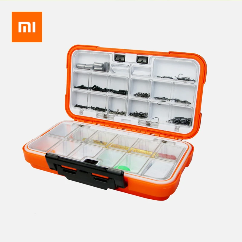 Xiaomi Fising крючки Инструменты Набор аксессуаров снаряжение рыболовные бобы Спиннер поставщики наживки для рыбалки с рыболовной Снасти Коробка для хранения