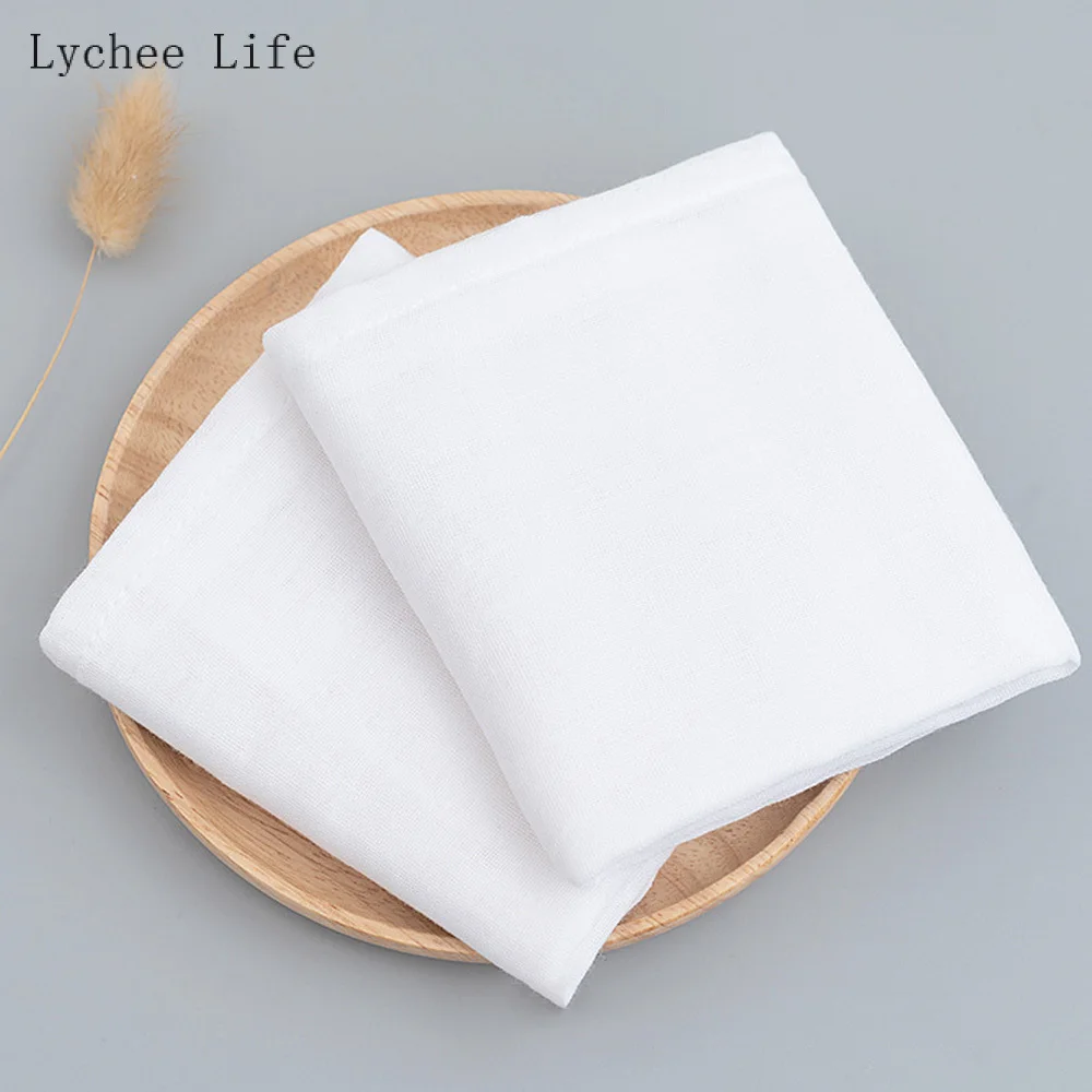 Lychee Life Cheesecloth Fabric Natural Breathable Cotton Gauze Cheese Cloth For Cooking Making Pastry Baking Kitchen Tools | Дом и сад