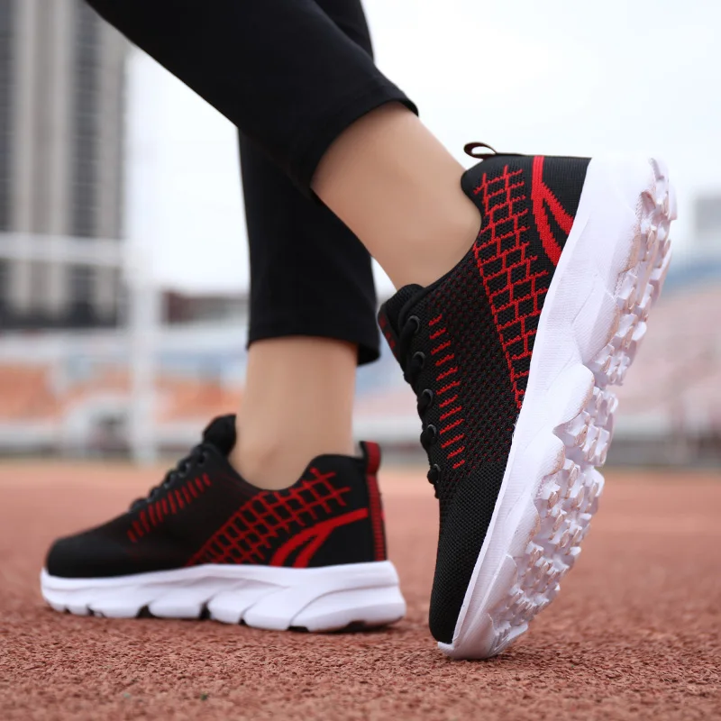Running Shoes for Women Outdoor Fashion Womens Jogging Sport Shoes Fitness Sneakers Breathable Flying Knit Sneaker Female 35-42