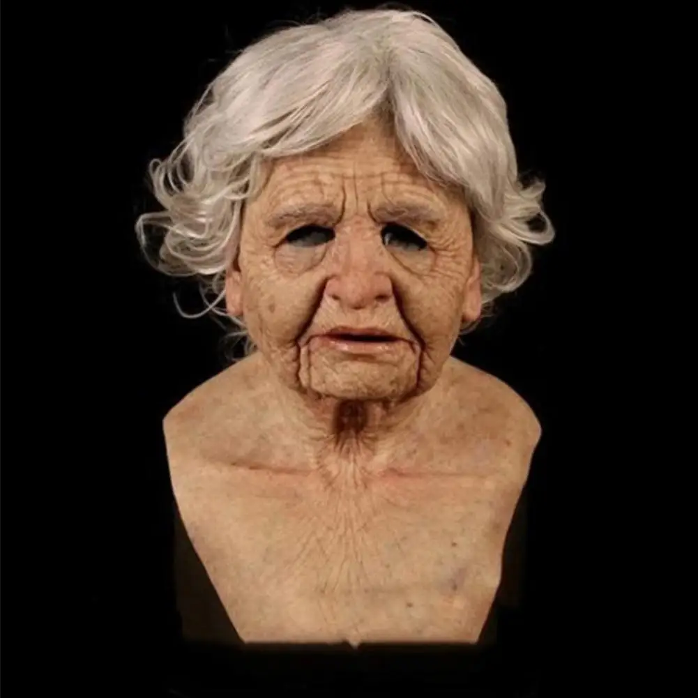 Маска на лицо HobbyLane для косплея лысых мужчин и женщин реквизит