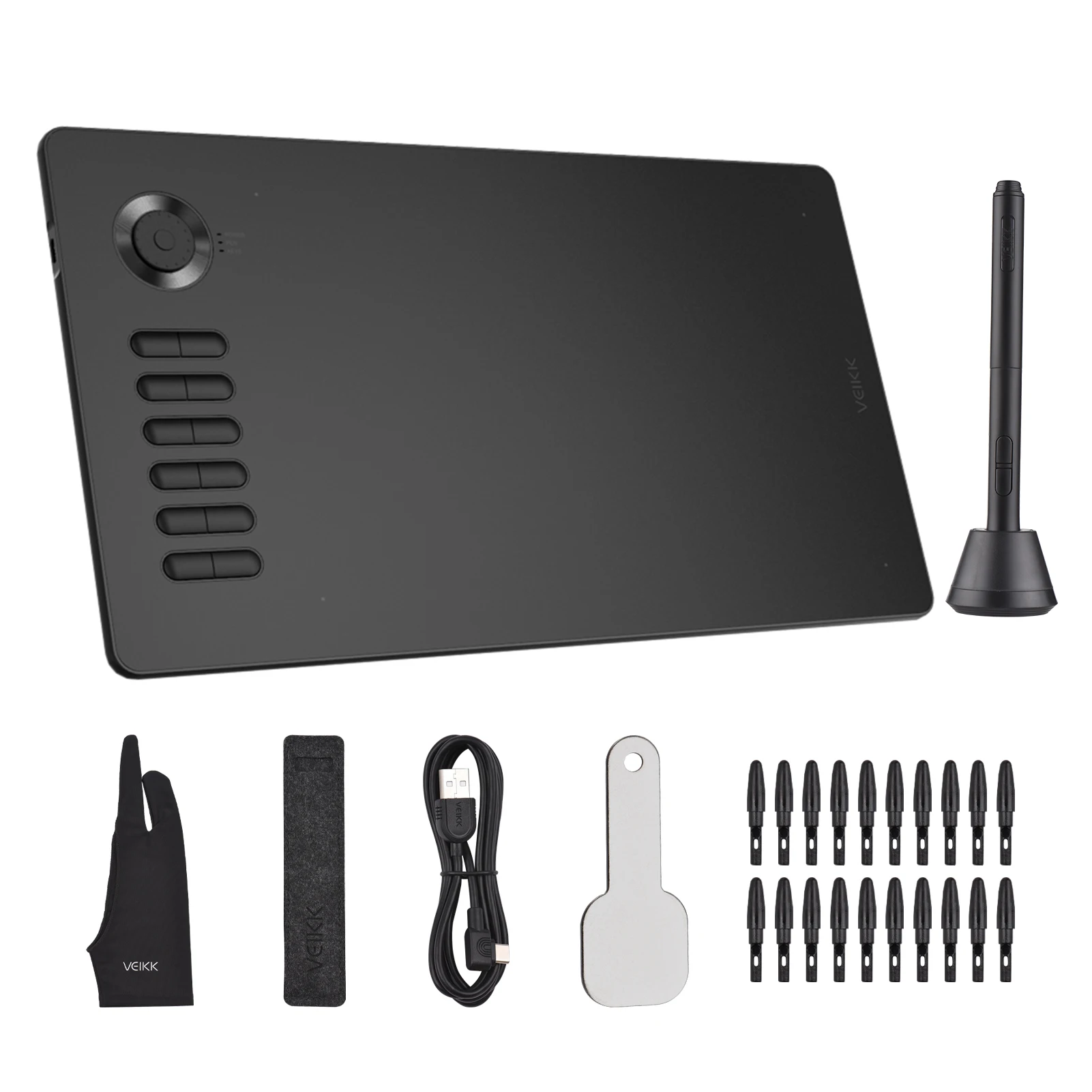 планшет графический для рисования Графический VEIKK A15 Pro 8192 чувствительности ручка