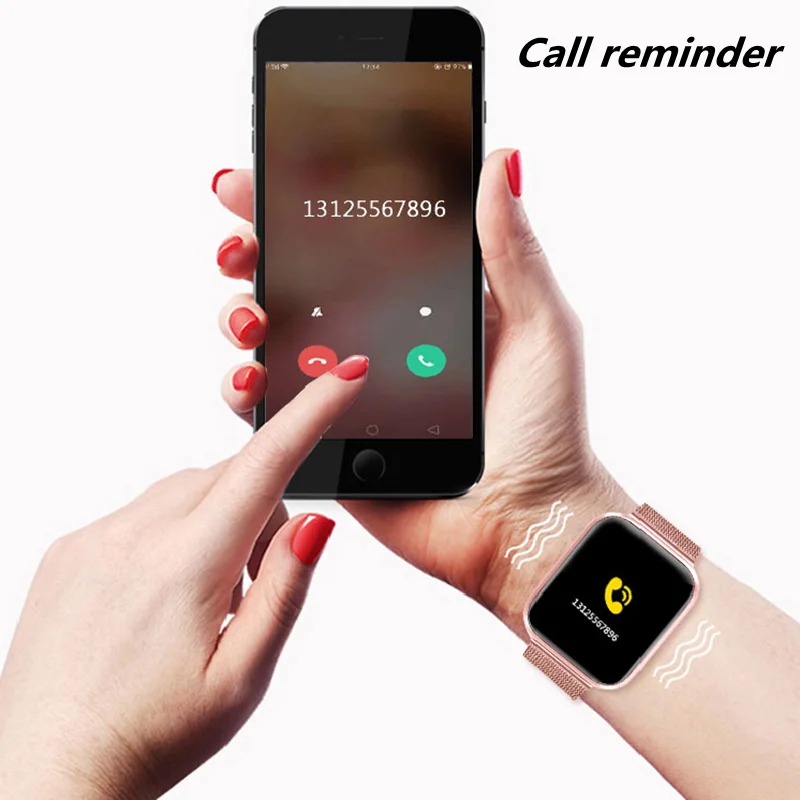 

2020 Smartwatch I5 Pedometer Heart Rate Blood Pressure Monitor Music Control Smart Watch For Men & Women