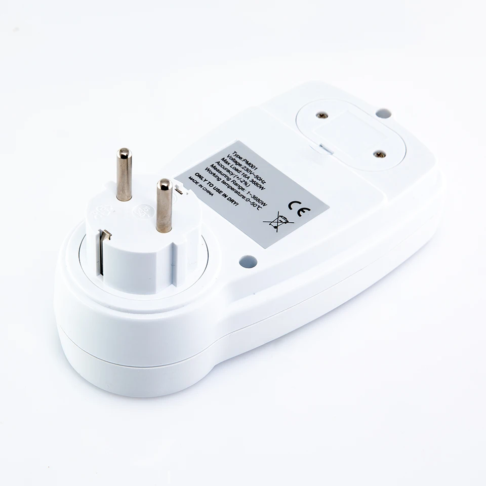 

Smart AC Power Meter Wattmeter Billing Socket Energy Meter KWh Voltage Current Frequency Electricity Monitor EU/US/UK/AU/FR Plug