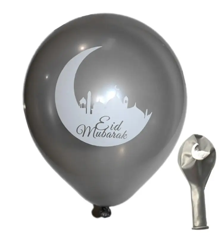10 шт. мусульманские воздушные шары с надписью Happy Eid|Украшения своими руками для