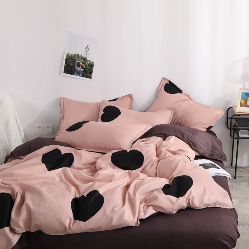 

Bedding sheet quilt cover four sets of hair hot style will sell three sets of aloe vera cotton