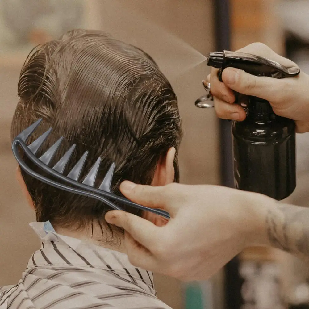 50% горячая Распродажа гребень для укладки волос ярких цветов акулий зуб полый