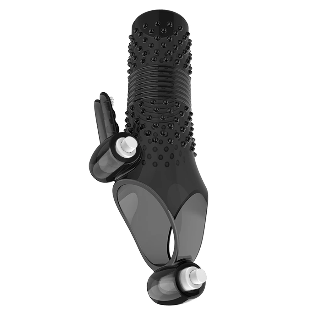 Мужские кольца для коррекции крайней плоти двойные Вибраторы многоразовые