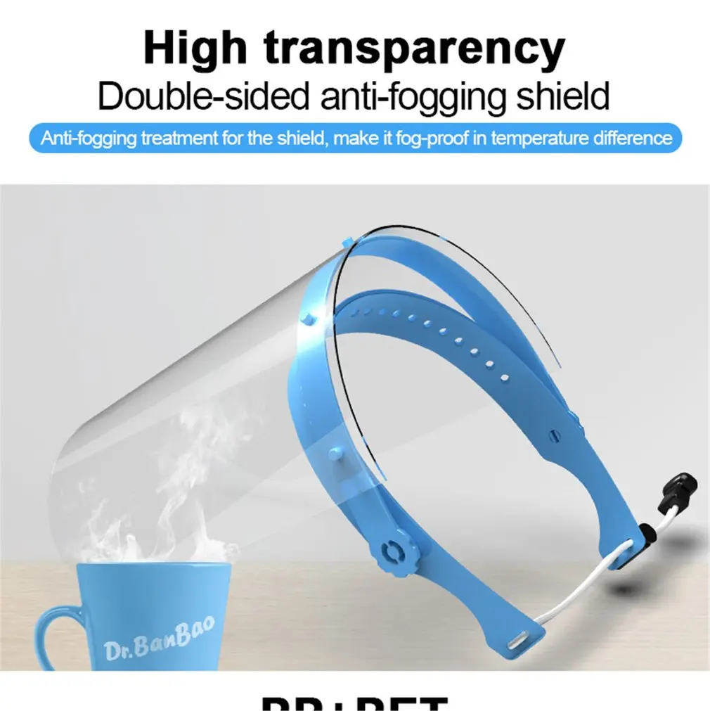 Medical Mask Pet / Polyester Multi-Function Anti-Dust And Anti-Fog Face Protection Isolation 1 Set |