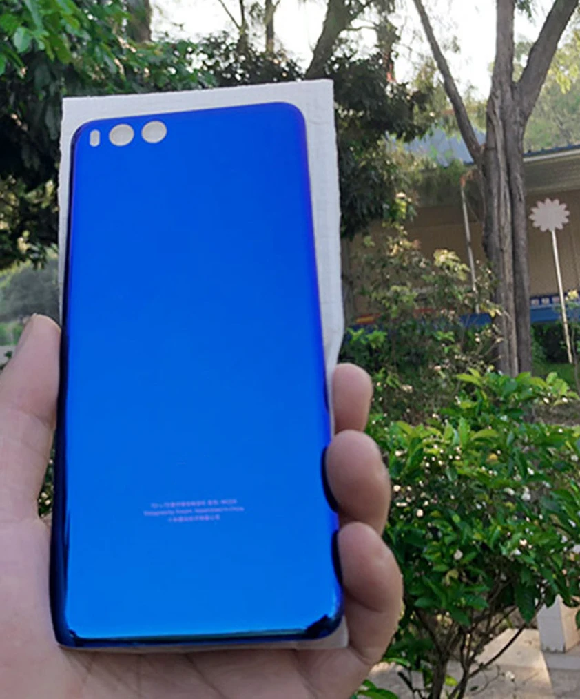 Оригинальный задний корпус для XIAOMI MI Note 3 задняя крышка батарейный стеклянный 3D