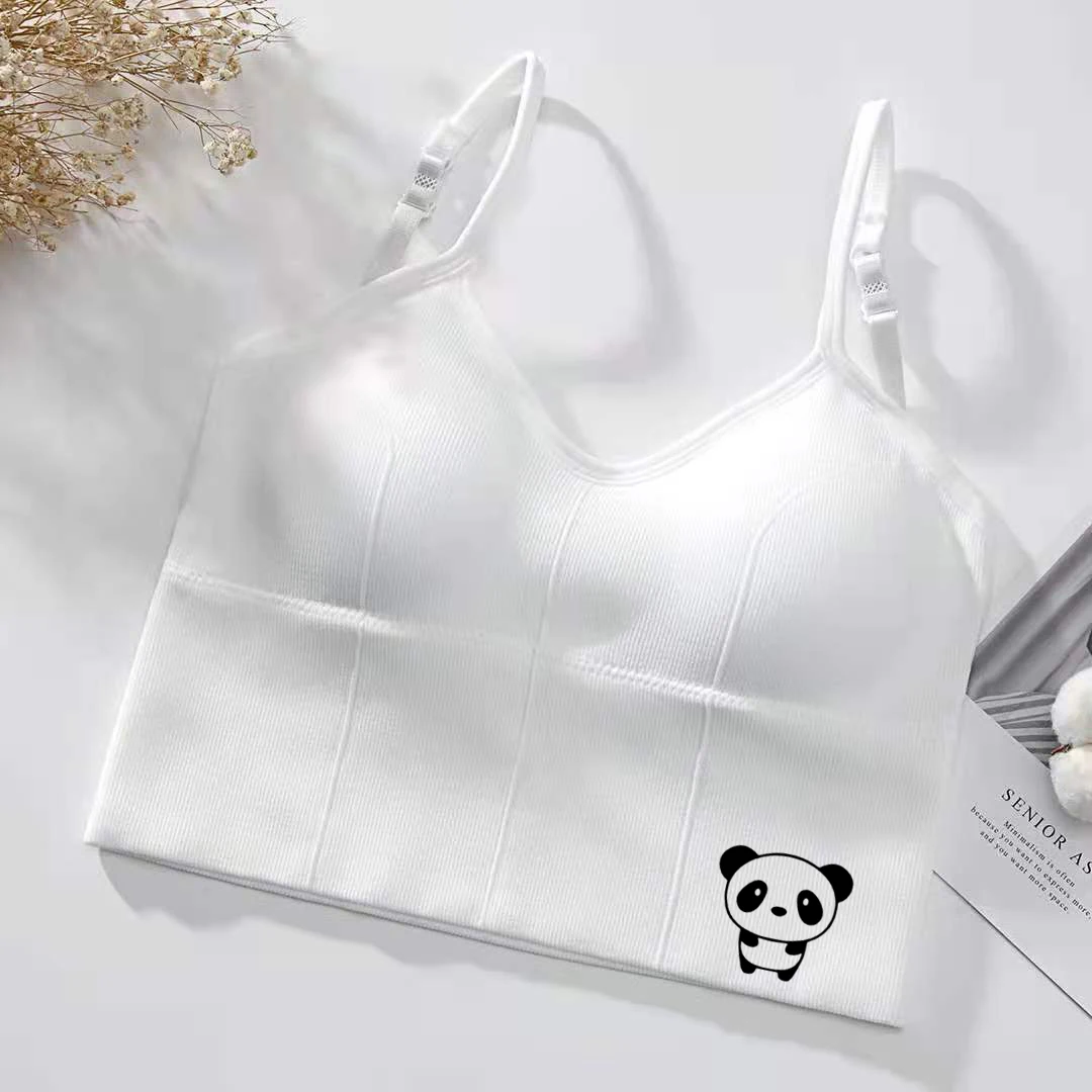 U-образный бюстгальтер на спине топ-труба женский укороченный топ пикантное