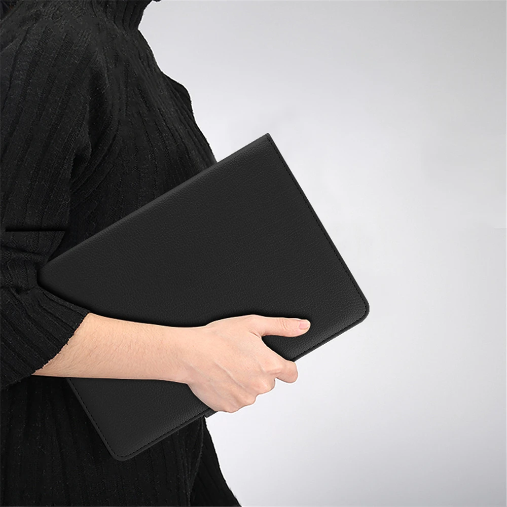 Чехол с клавиатурой для iPad Pro 12,9, чехол для планшета, чехол Litchi из искусственной кожи, чехол-книжка со съемной клавиатурой Blutooth