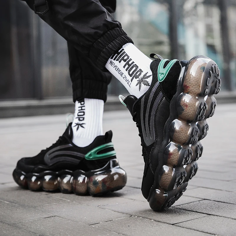 

White Sneakers Men Shoes Men Breathable Casual Sneakers 2020 Fashionable Sports Black Platform For