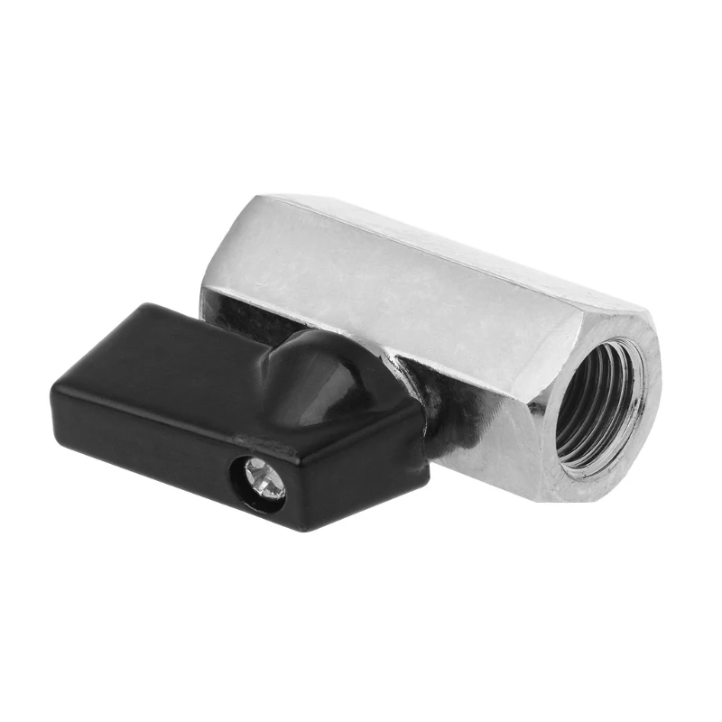 

Water Stop Valve Fitting Double Inner Thread G1/4\" For Computer Water Cooling R2JB