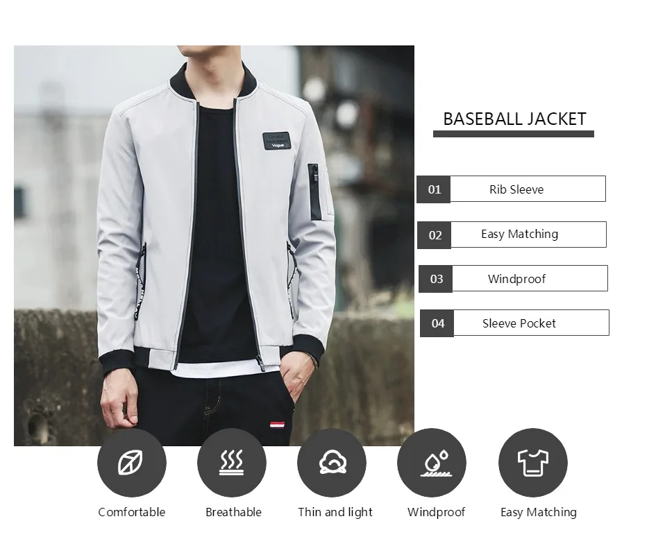 HCXY Для мужчин куртка Демисезонный Мода Марка Slim Fit пальто мужской Бейсбол Курточка бомбер Для мужчин пальто большие размеры 5XL