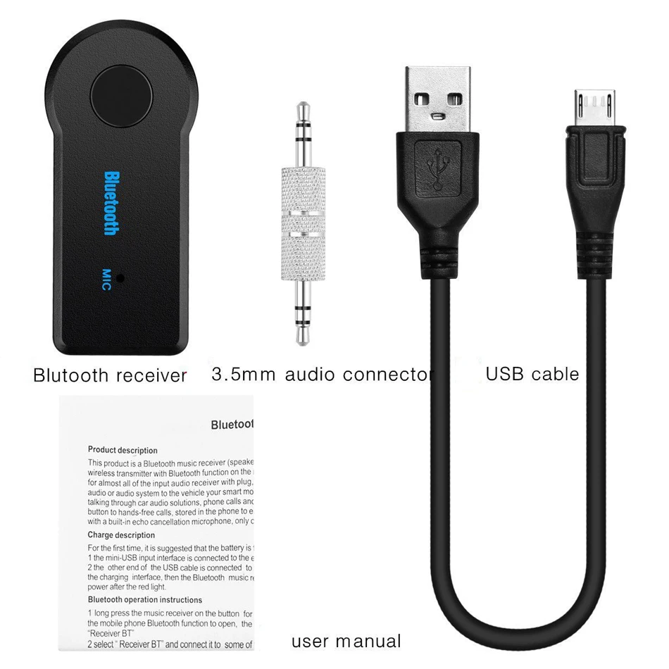 Приемник Bluetooth 5 0 aptX LL 3 мм AUX Jack аудио беспроводной адаптер для автомобиля ПК