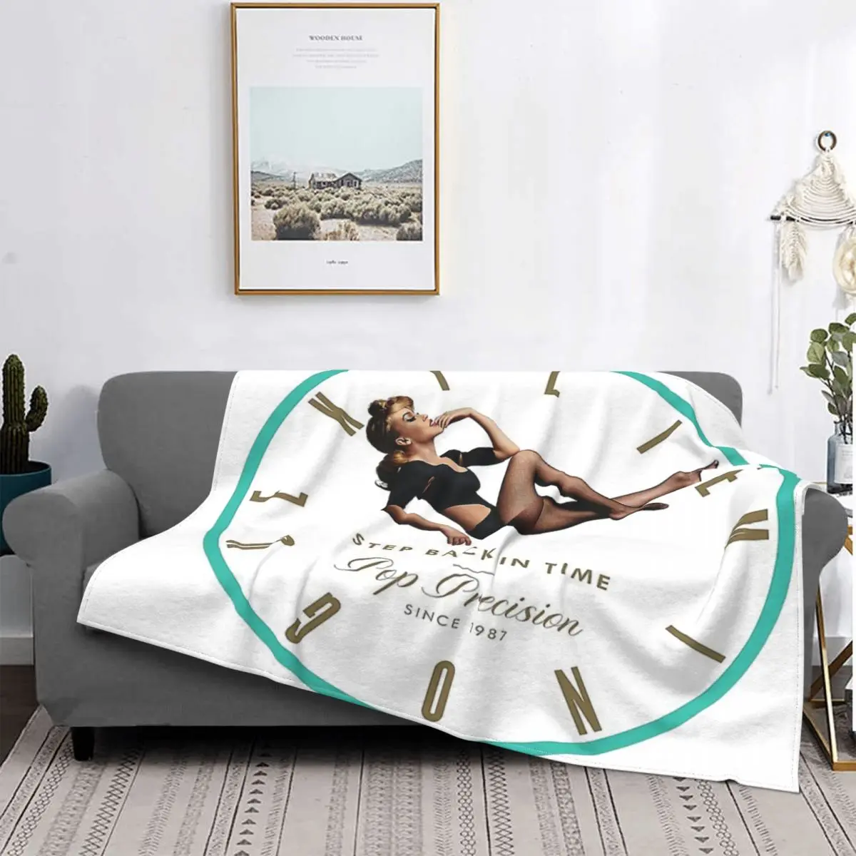 

Manta Pop a cuadros para cama, manta de playa Kawaii, colcha, 220x240