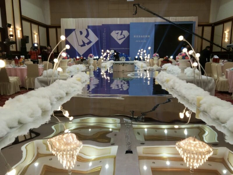 

10m Wedding mirror carpet Reflective carpet gold silver carpet