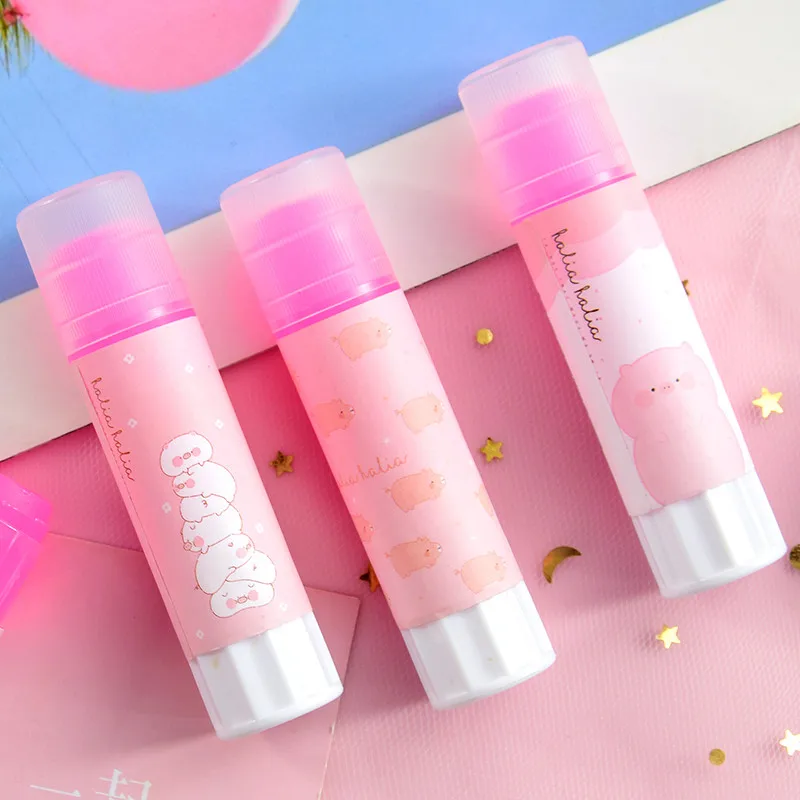 Цветной твердый клей креативный карандаш для студентов с высокой вязкостью